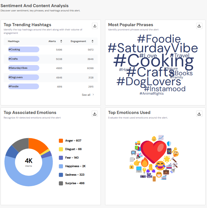 Social Champ’s Sentiment and Content Analysis in Listening