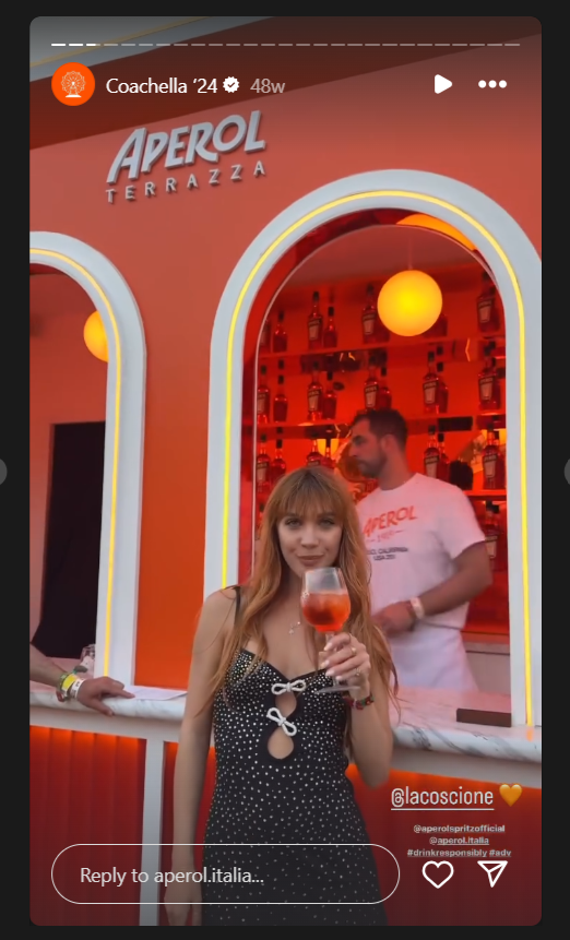 The Instagram Highlight of Aperol From Coachella