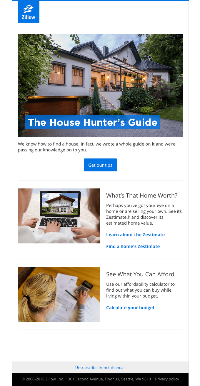 Email Marketing Example