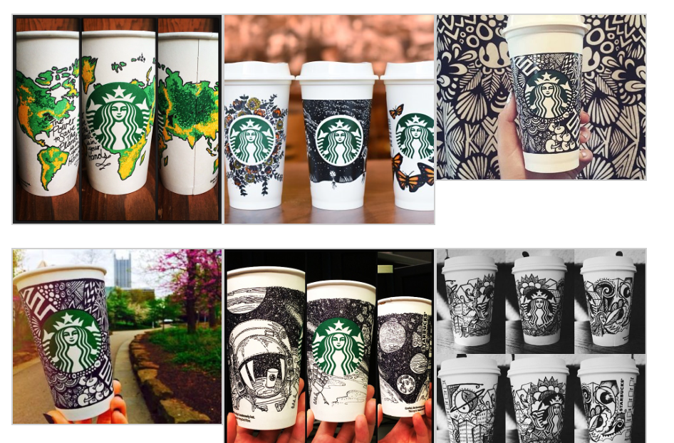 Starbucks White Cup Challenge