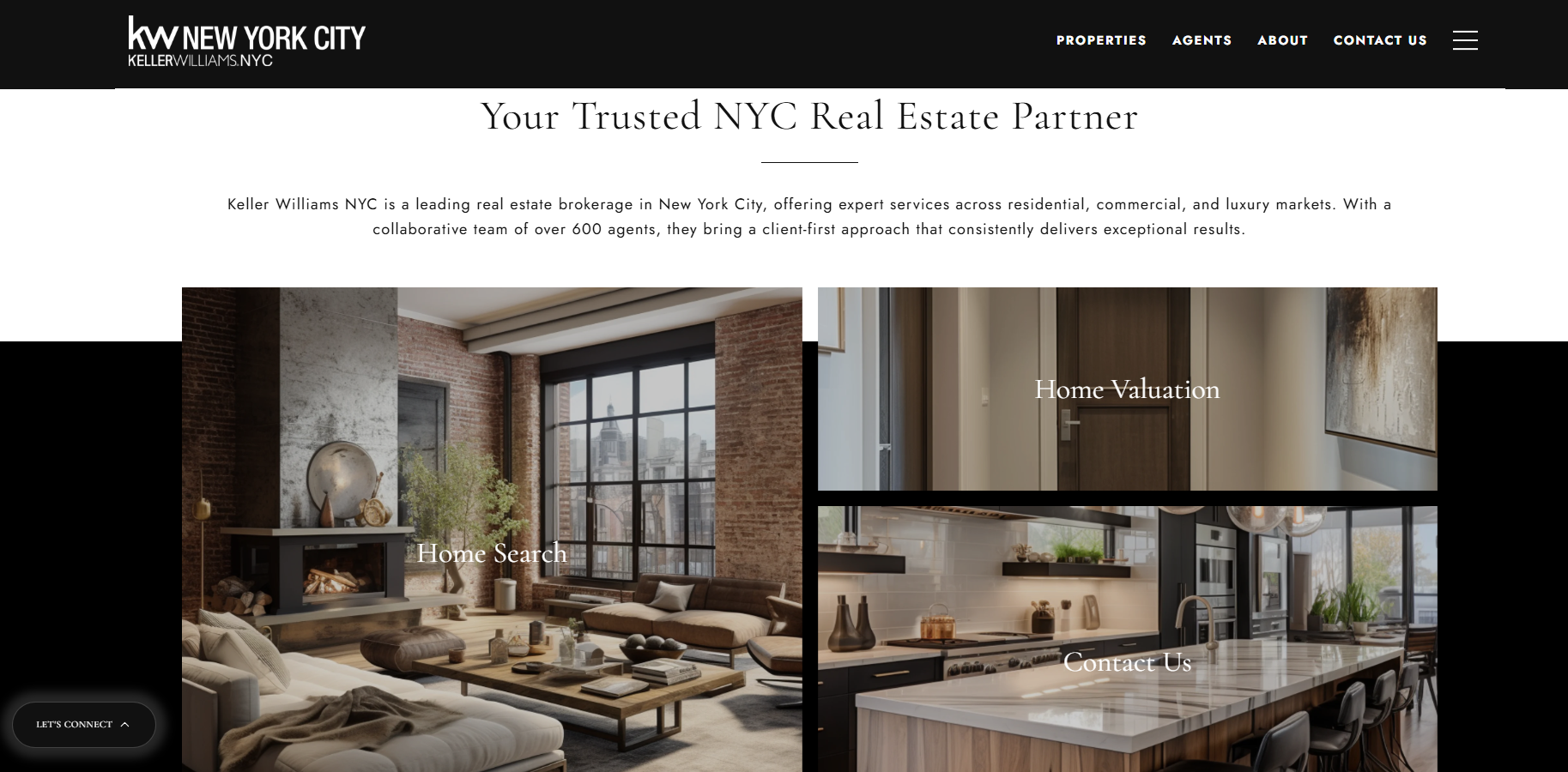 Website of a Real Estate Company