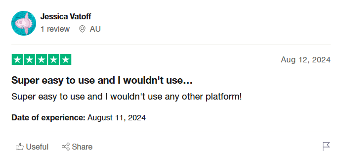A User Review About Social Champ’s Ease of Use on Trustpilot