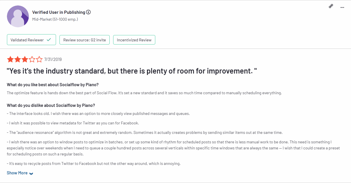 PromoRepublic Review on G2