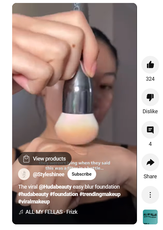A Customer Testimonial Video of a Makeup Brand