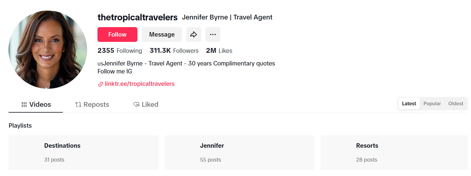 thetropicaltravelers's TikTok Profile
