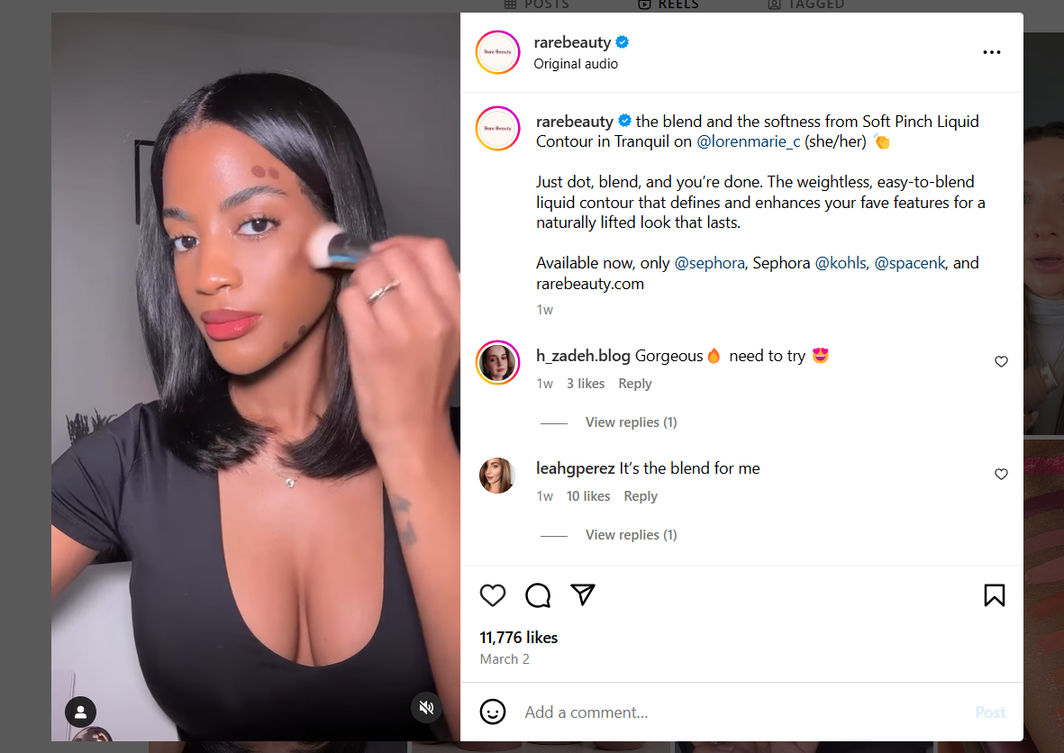 A Skincare Brand Sharing a Tutorial Video of Its Products