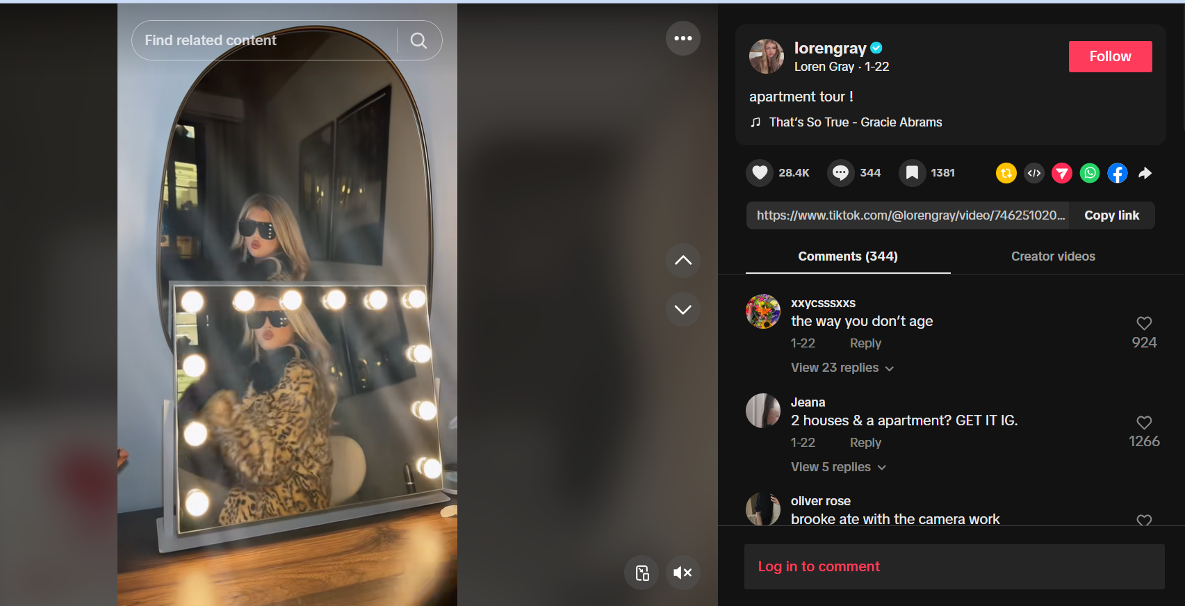 An Influencer Sharing a Vlog on TikTok