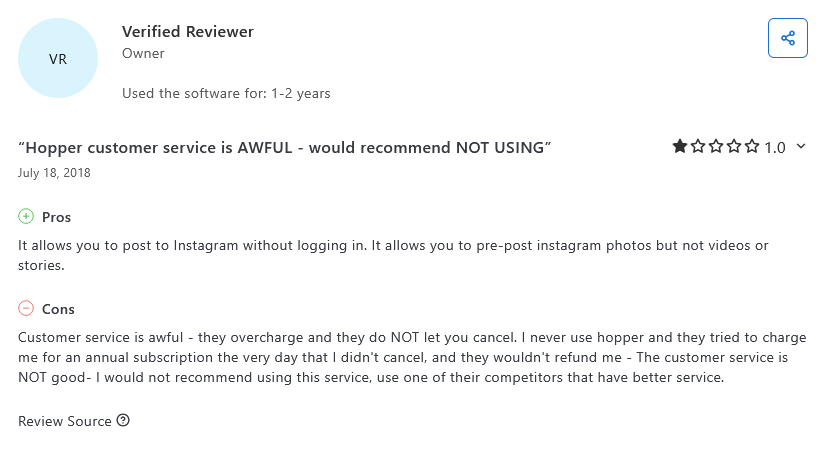 A User Reviewed Hopper HQ on Capterra