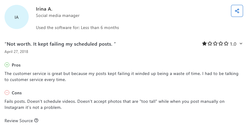 A Hopper HQ User Review on Capterra